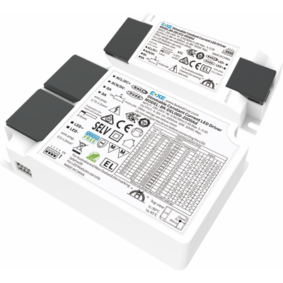 10W  Constant Current multi  driver 100-350mA, Fv:6-42Vdc, dip switch, Dali and Push Dim